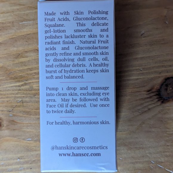 Han Skincare Cosmetics Skin Refining Serum - Unopened in Box - Picture 5 of 8